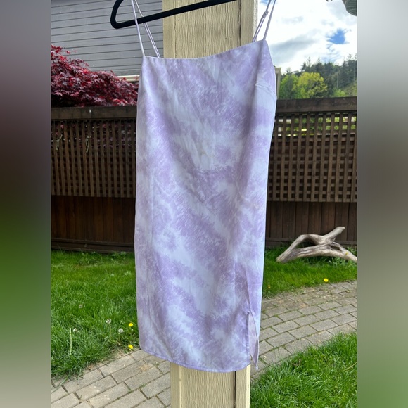 Garage Marbled Purple Mini Dress Size XS - Picture 2 of 8